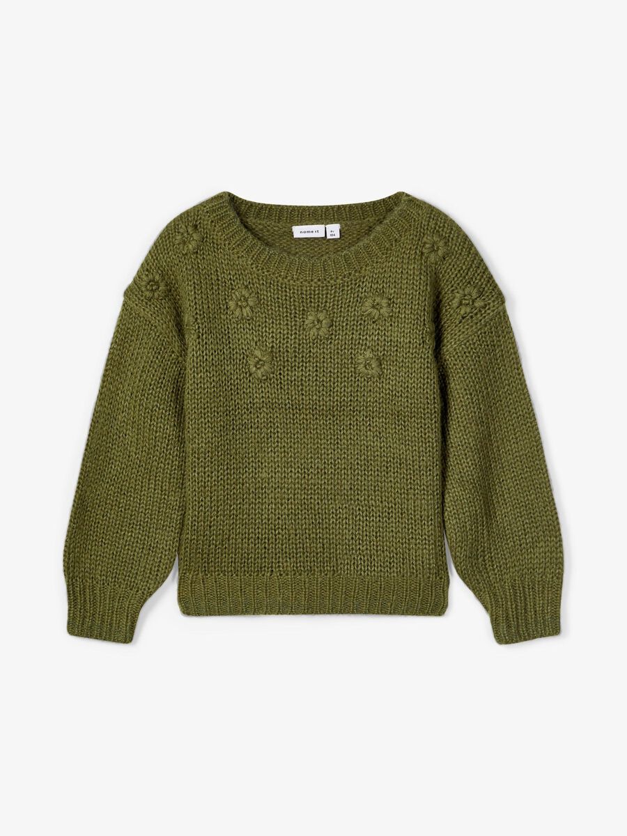 Name it FLORAL EMBROIDERED KNITTED JUMPER, Winter Moss, highres - 13184760_WinterMoss_003.jpg