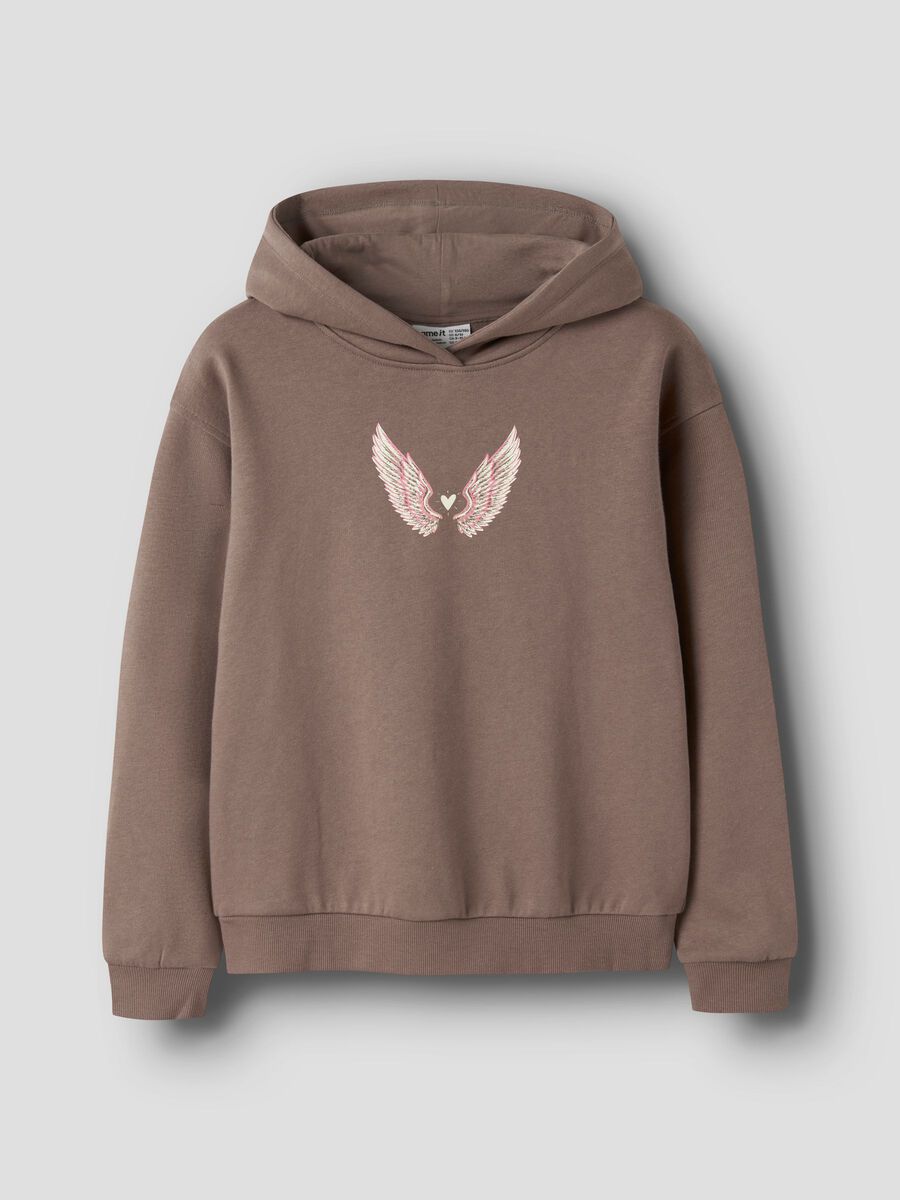 Product carousel image - RELAXED FIT HOODIE, Brown Lentil | 2