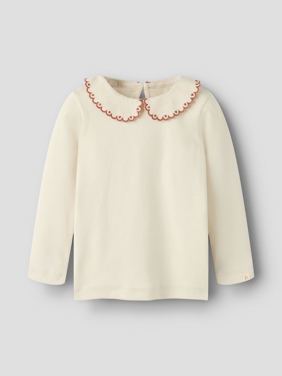 Carousel image 1 SLIM FIT LONG SLEEVED TOP, Turtledove