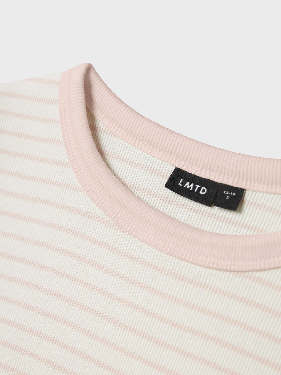 Carousel image - STRIPED LONG SLEEVED TOP, Crystal Pink | 3