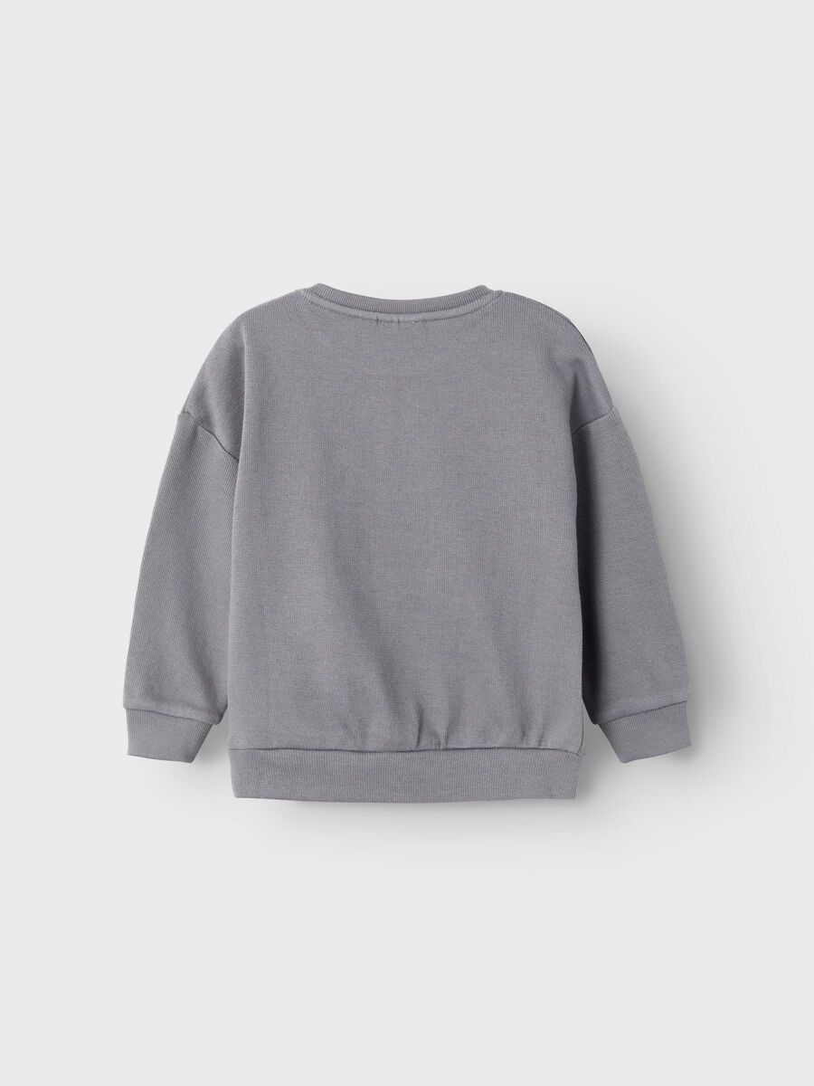 Name it ØKOLOGISK BOMULD SWEATSHIRT, Quiet Shade, highres - 13219991_QuietShade_002.jpg