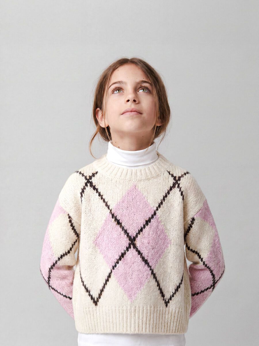 Product carousel image 1 KNITTED PULLOVER, Antique White