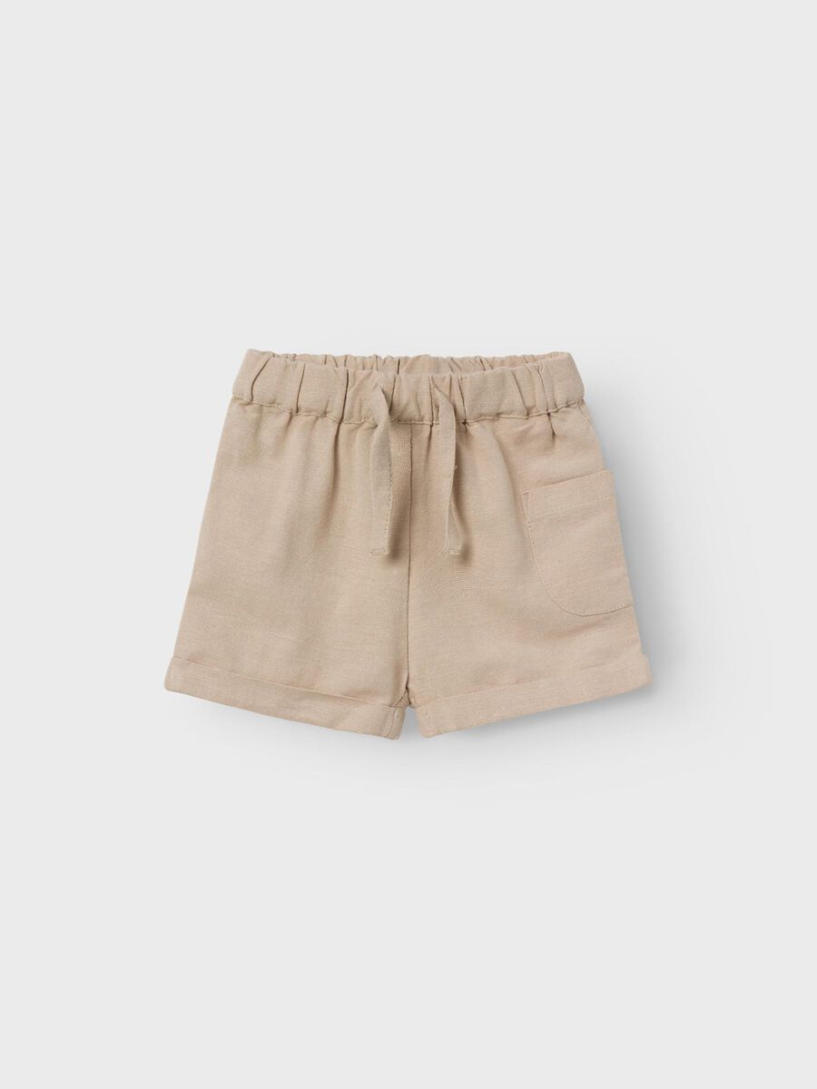 Name it LØS PASSFORM SHORTS, Humus, highres - 13227704_Humus_003.jpg