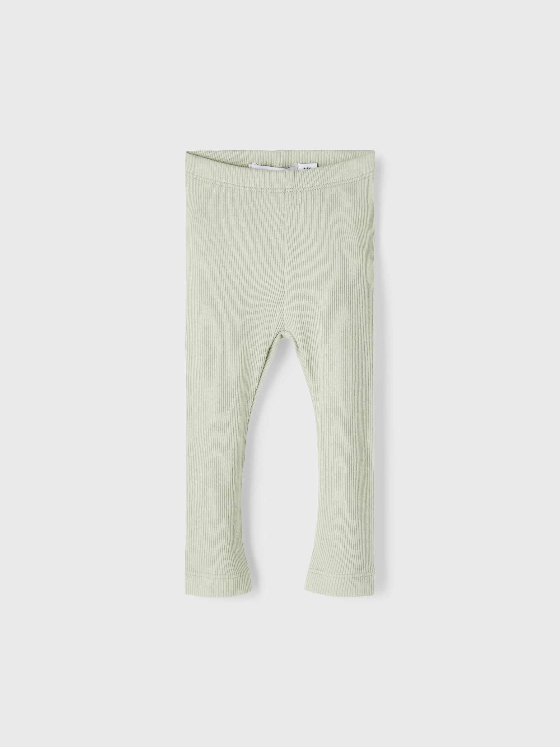 EXTRA SLIM FIT RIB LEGGINGS (Green 