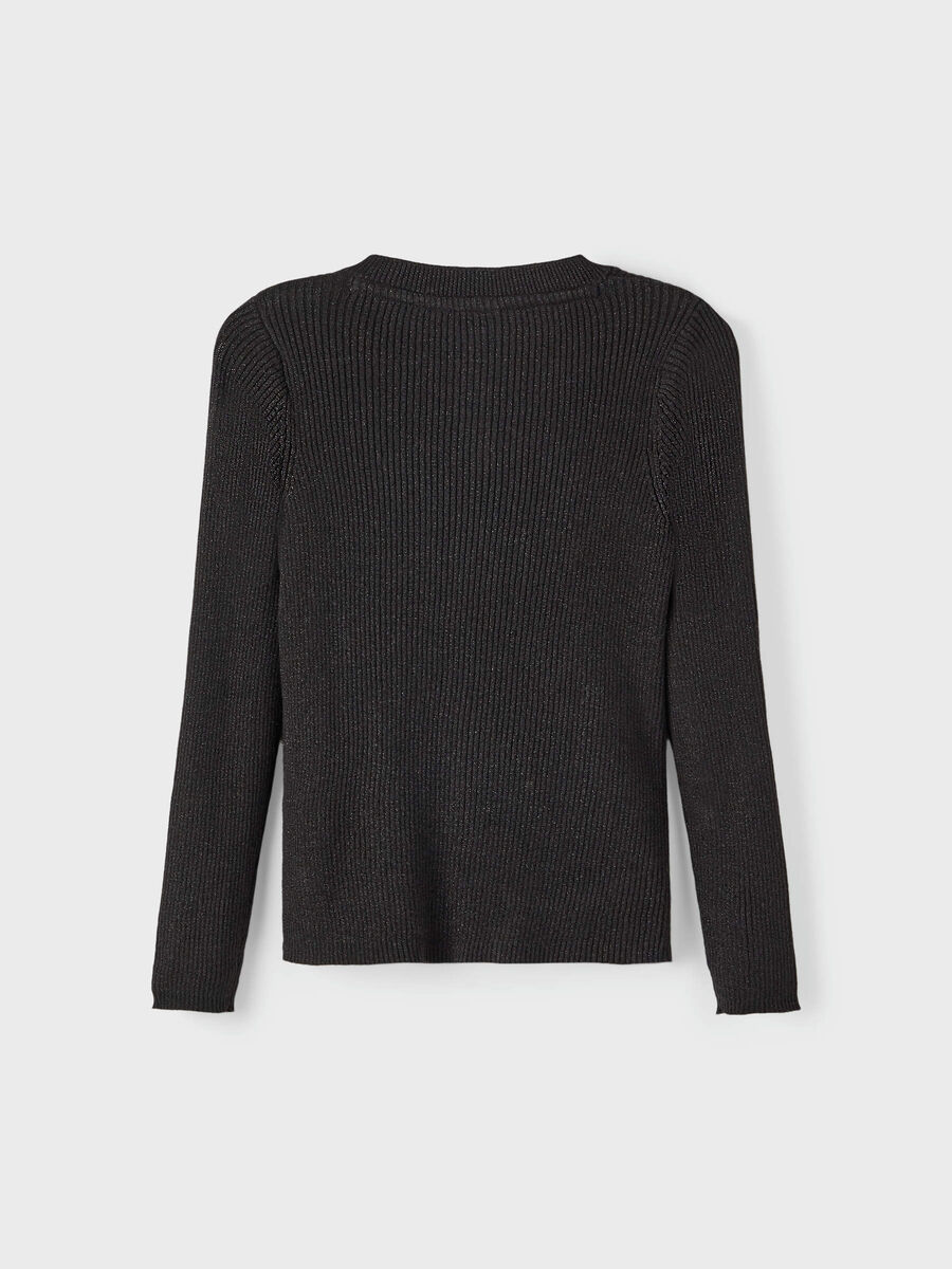 name it PAILLETTES CARDIGAN EN MAILLE, Black, highres - 13195602_Black_910636_002.jpg