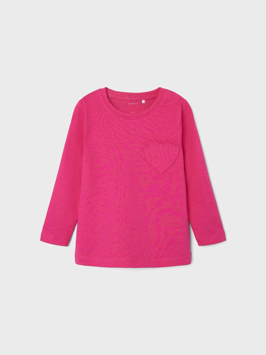 Name it REGULAR FIT LONG SLEEVED TOP, Pink Yarrow, highres - 13215483_PinkYarrow_003.jpg