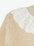 Name it LACE COLLAR KNITTED JUMPER, Stucco, highres - 13192281_Stucco_006.jpg