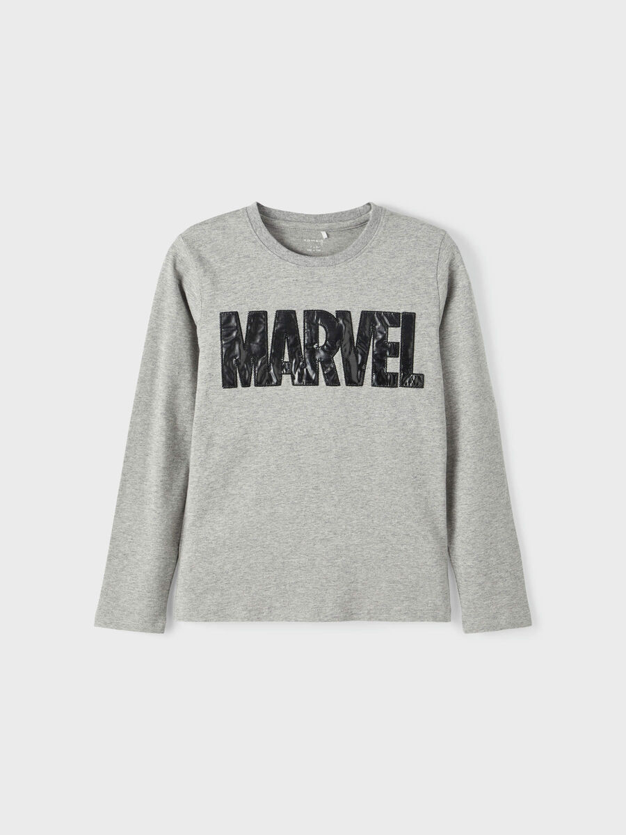 Name it MARVEL SHIRT, Grey Melange, highres - 13196957_GreyMelange_003.jpg