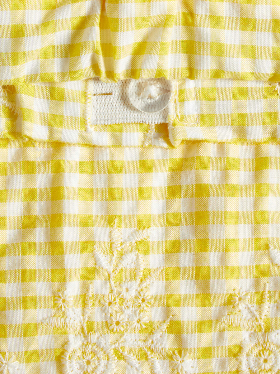 Name it RUTETE BRODERIE ANGLAISE SHORTS, Primrose Yellow, highres - 13166041_PrimroseYellow_007.jpg