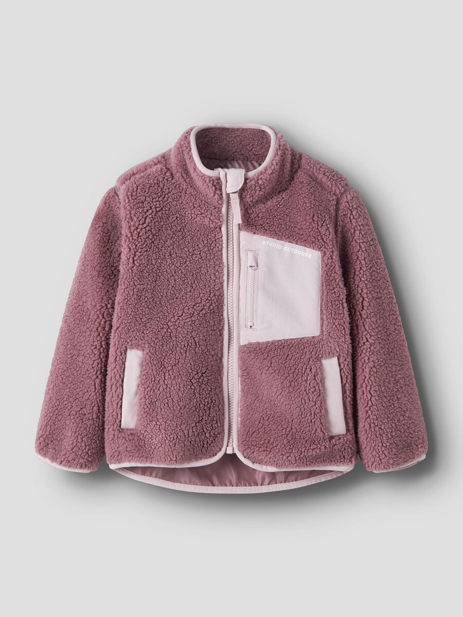 Carousel image 1 TEDDY JACKET, Wistful Mauve