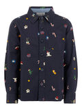 Name it CHRISTMAS PRINT SHIRT, Dark Sapphire, highres - 13172504_DarkSapphire_001.jpg