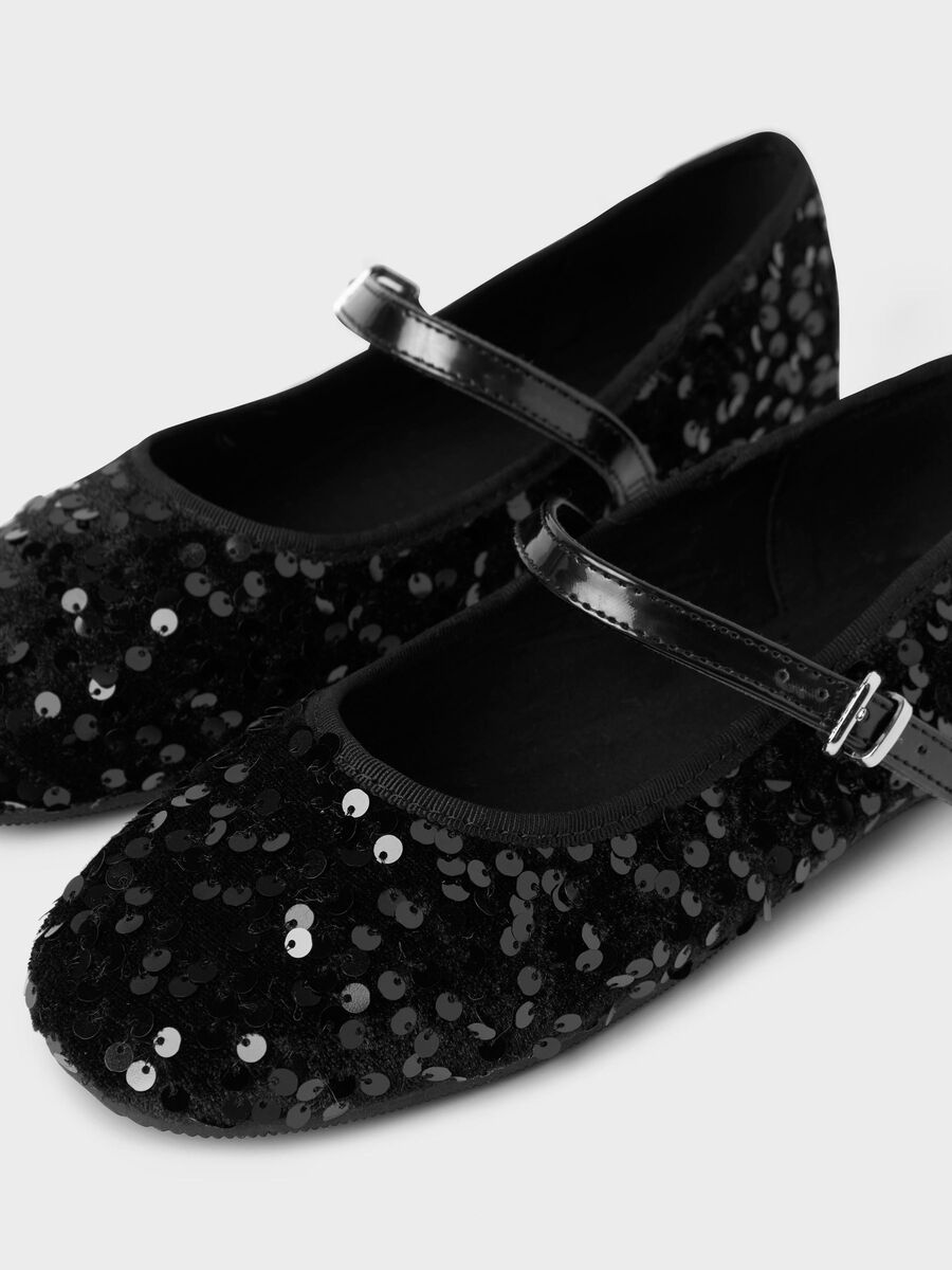Carousel image - PAILLETTEN BALLERINAS, Black | 5