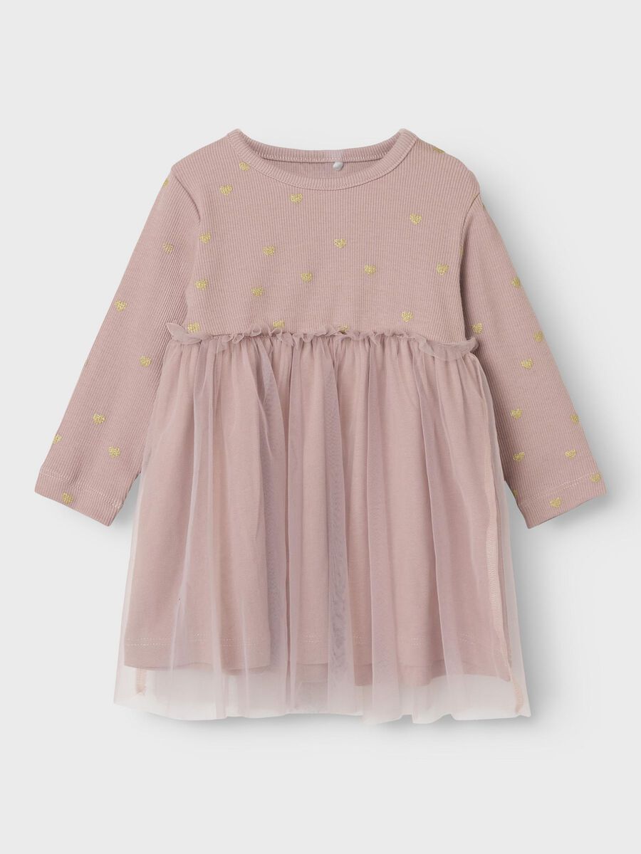 Name it GLITTER PRINT DRESS, Deauville Mauve, highres - 13221368_DeauvilleMauve_003.jpg
