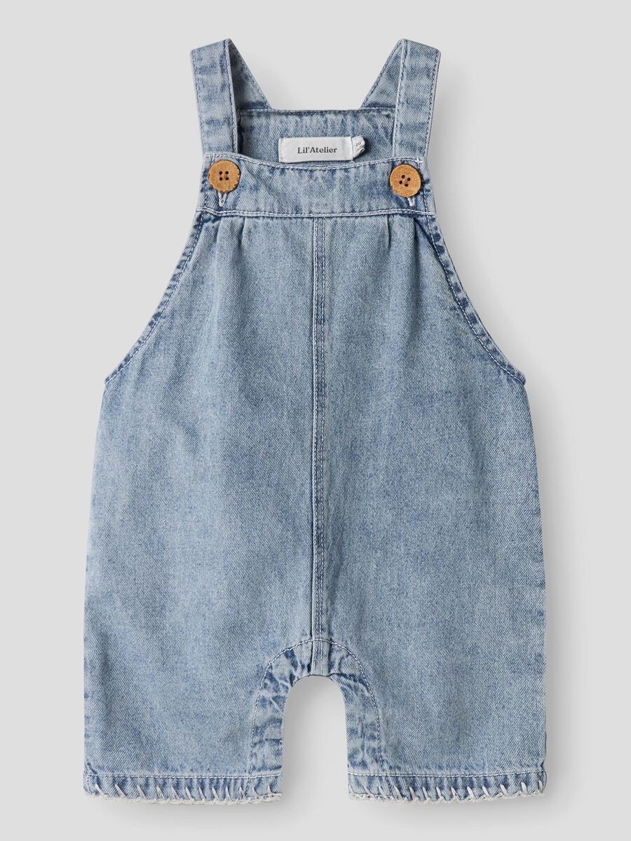 name it ØKOLOGISK BOMULD OVERALL, Medium Blue Denim, highres - 13241457_MediumBlueDenim_003.jpg