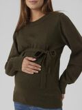 Mama.licious KNITTED MATERNITY-PULLOVER KNITTED TOP, Grape Leaf, highres - 20016830_GrapeLeaf_974686_006.jpg