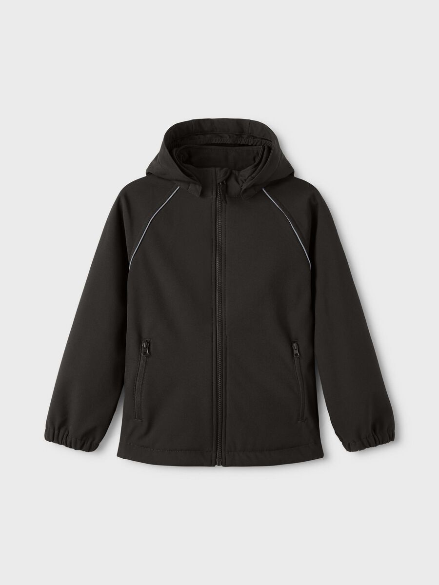 Name it WATERPROOF SOFTSHELL JACKET, Black, highres - 13200488_Black_003.jpg