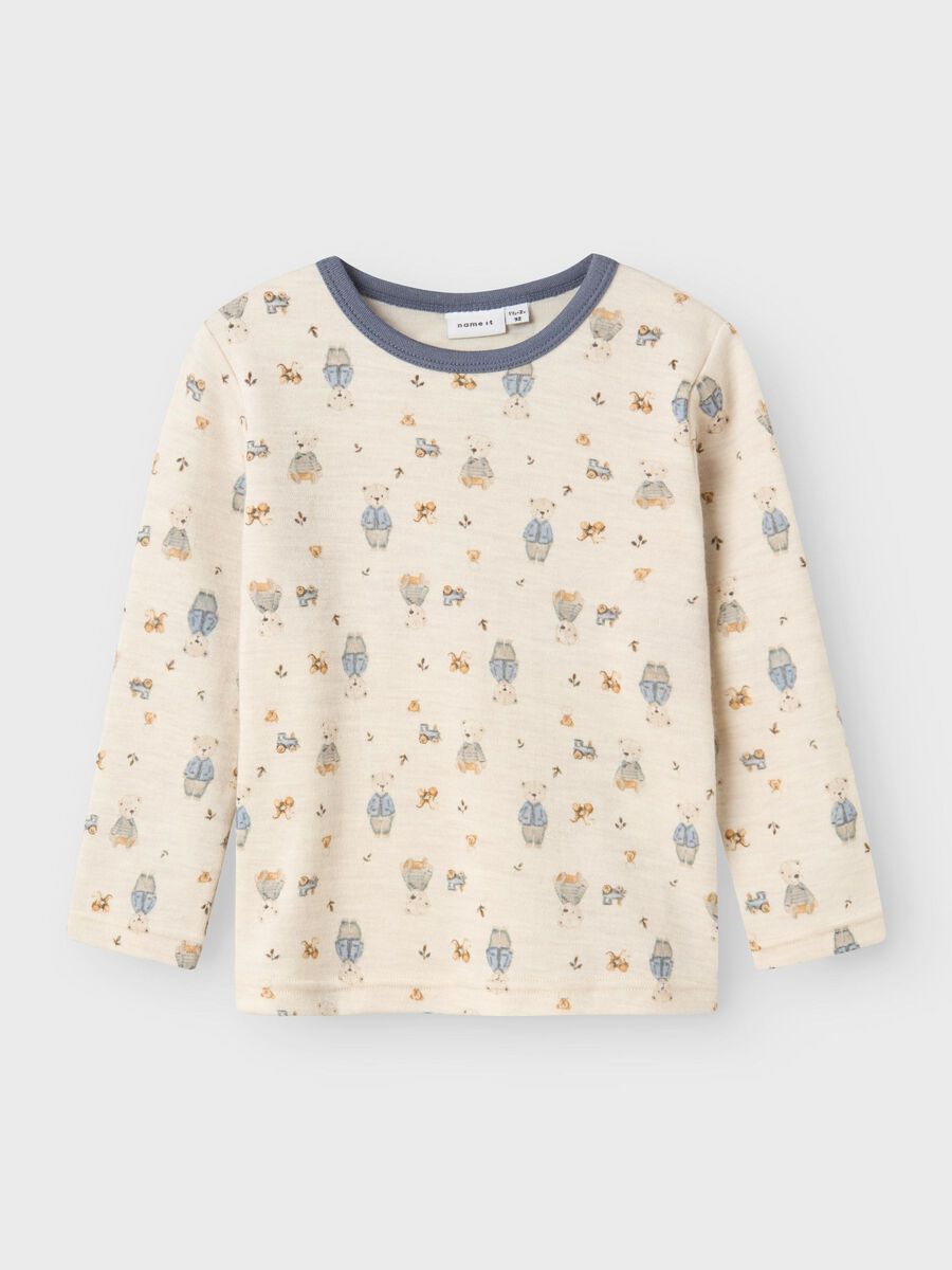 name it MERINO WOOL LONG SLEEVED TOP, Peyote Melange, highres - 13242253_PeyoteMelange_003.jpg