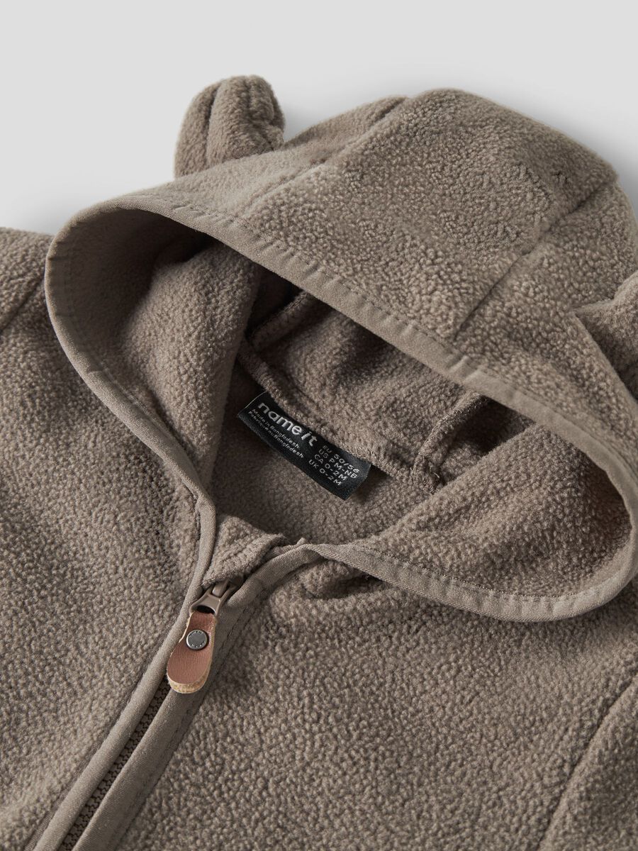 Carousel image 3 FLEECE ONE-PIECE SUIT, Walnut