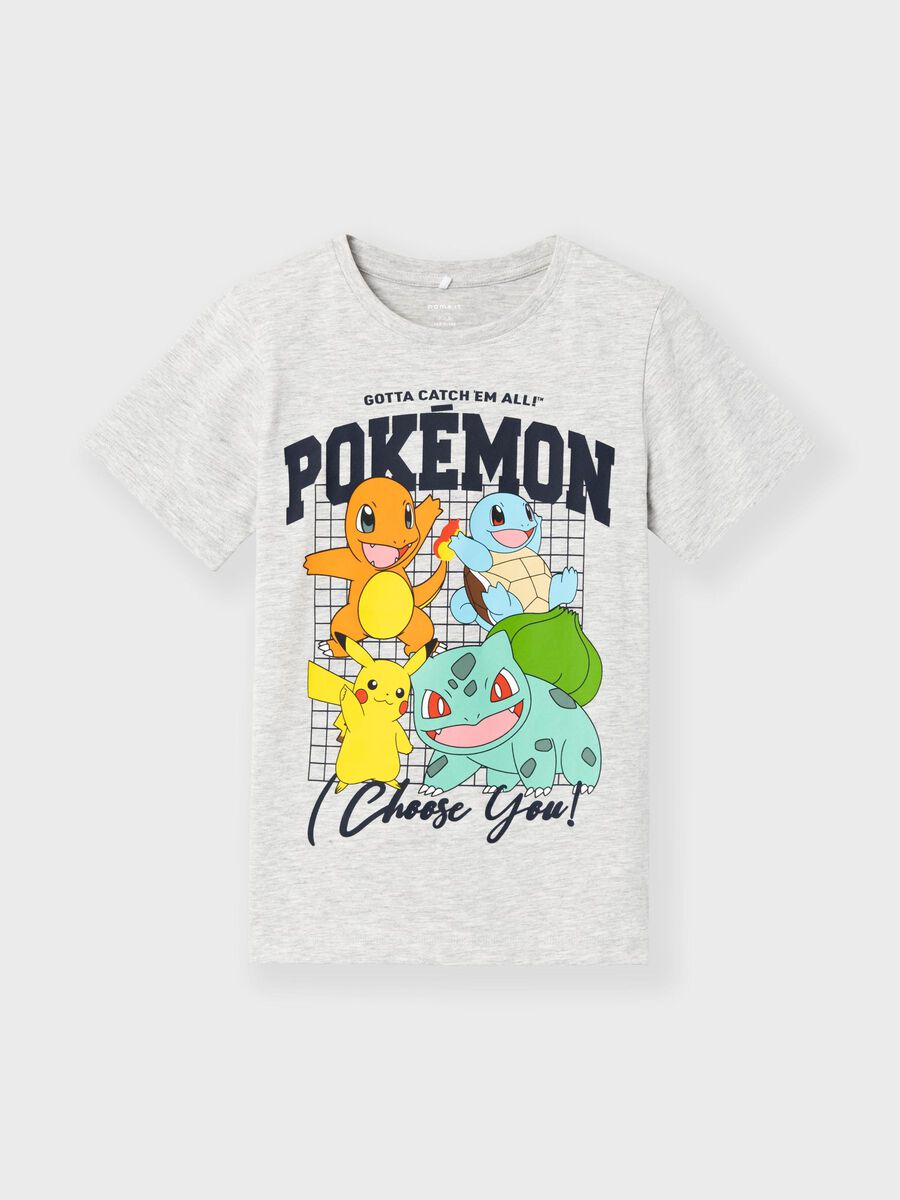 Name it POKÉMON CAMISETA, Light Grey Melange, highres - 13230119_LightGreyMelange_003.jpg