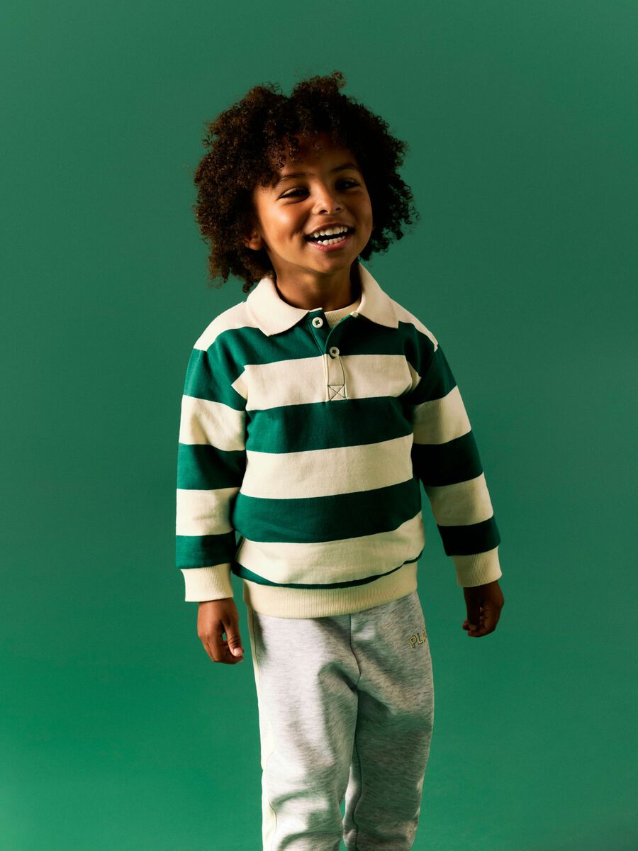 Product carousel image 2 POLO SWEATSHIRT, Evergreen