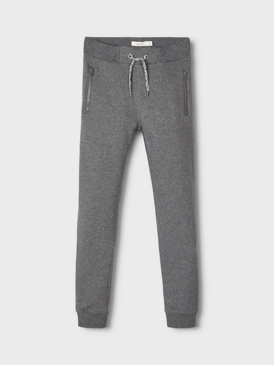 Name it SOLID COLOURED SWEATPANTS, Dark Grey Melange, highres - 13147424_DarkGreyMelange_003.jpg