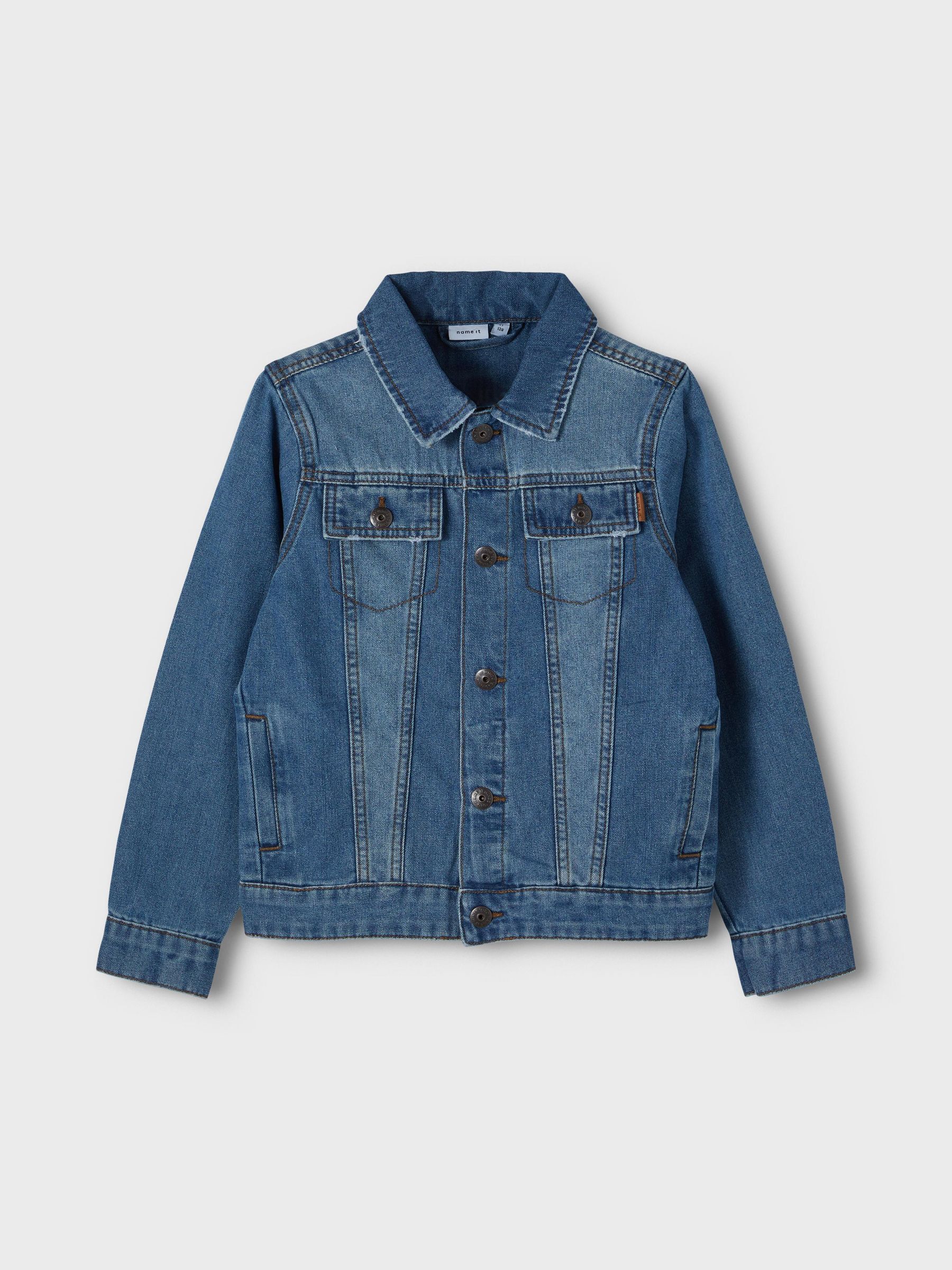 Snap button denim jacket | Name it