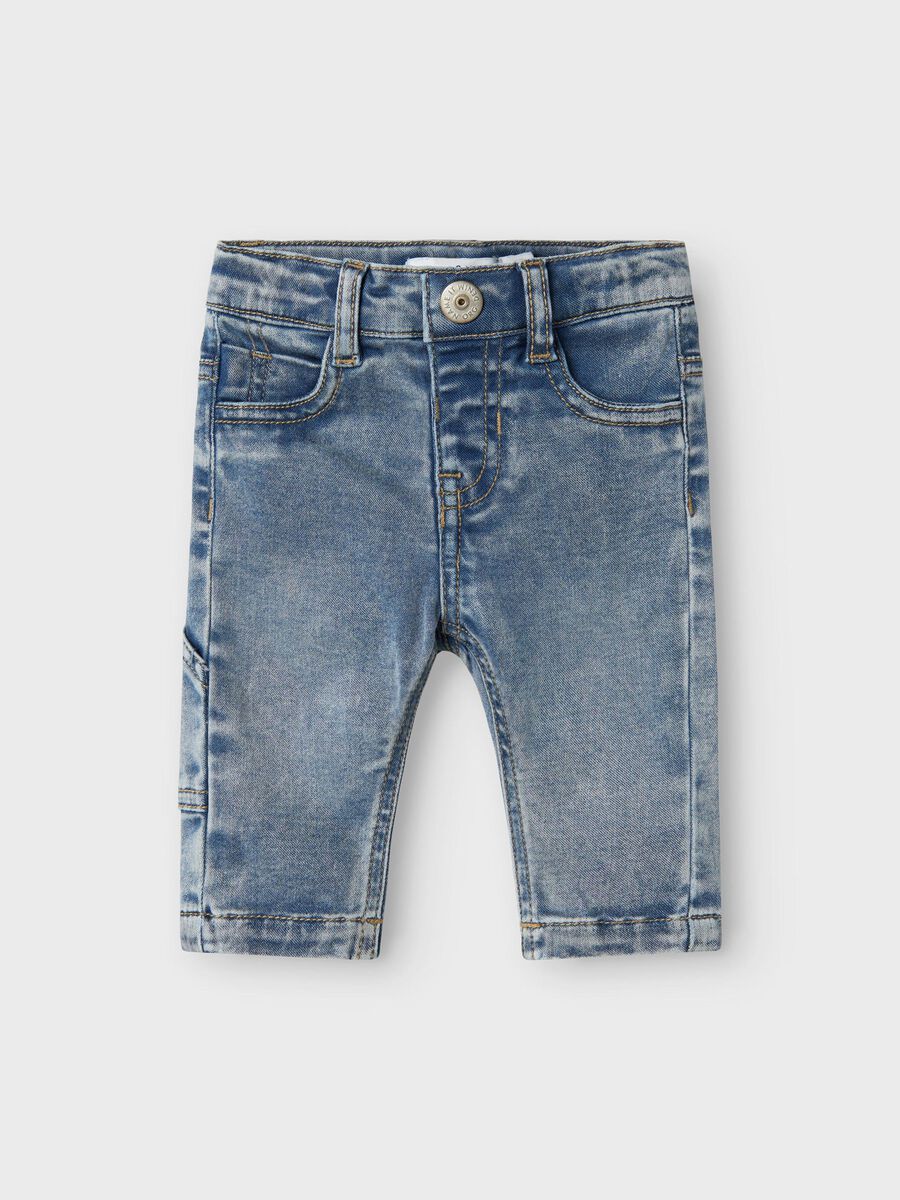 name it SLIM FIT JEANS, Vintage Light Blue Denim, highres - 13240588_VintageLightBlueDenim_003.jpg