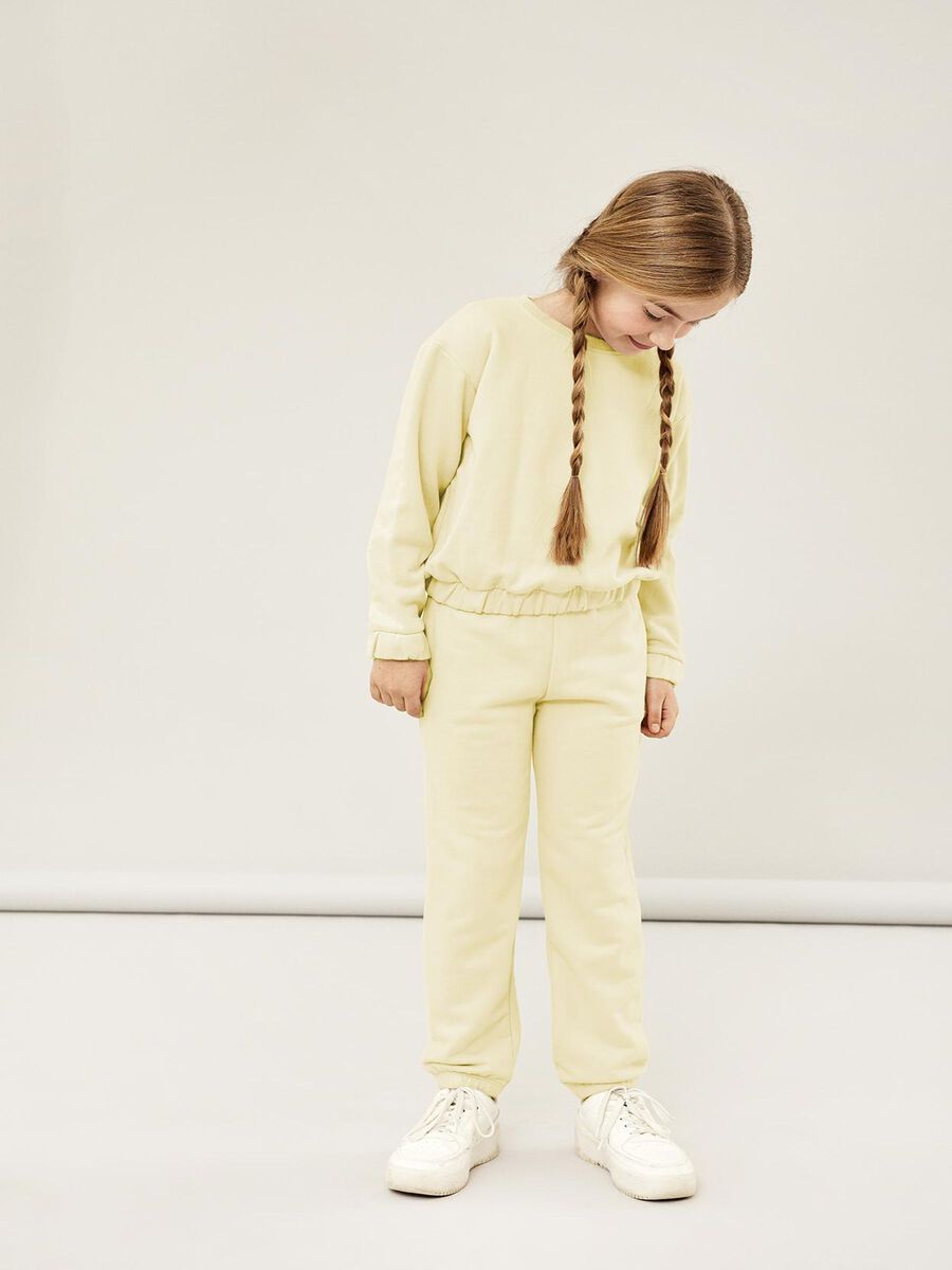 Carousel image 2 TAILLE &Eacute;LASTIQUE SOUPLE JOGGING EN MOLLETON, Double Cream