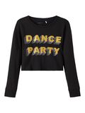 name it CROPPED TOP MET LANGE MOUWEN, Black, highres - 13196401_Black_001.jpg