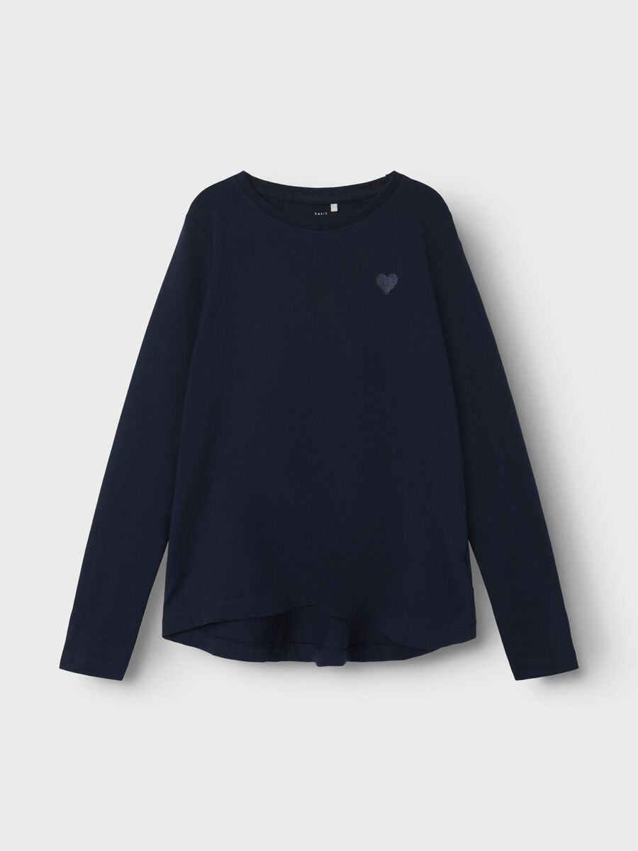 name it GLITTRIG LÅNGÄRMAD TOPP, Dark Sapphire, highres - 13232327_DarkSapphire_003.jpg
