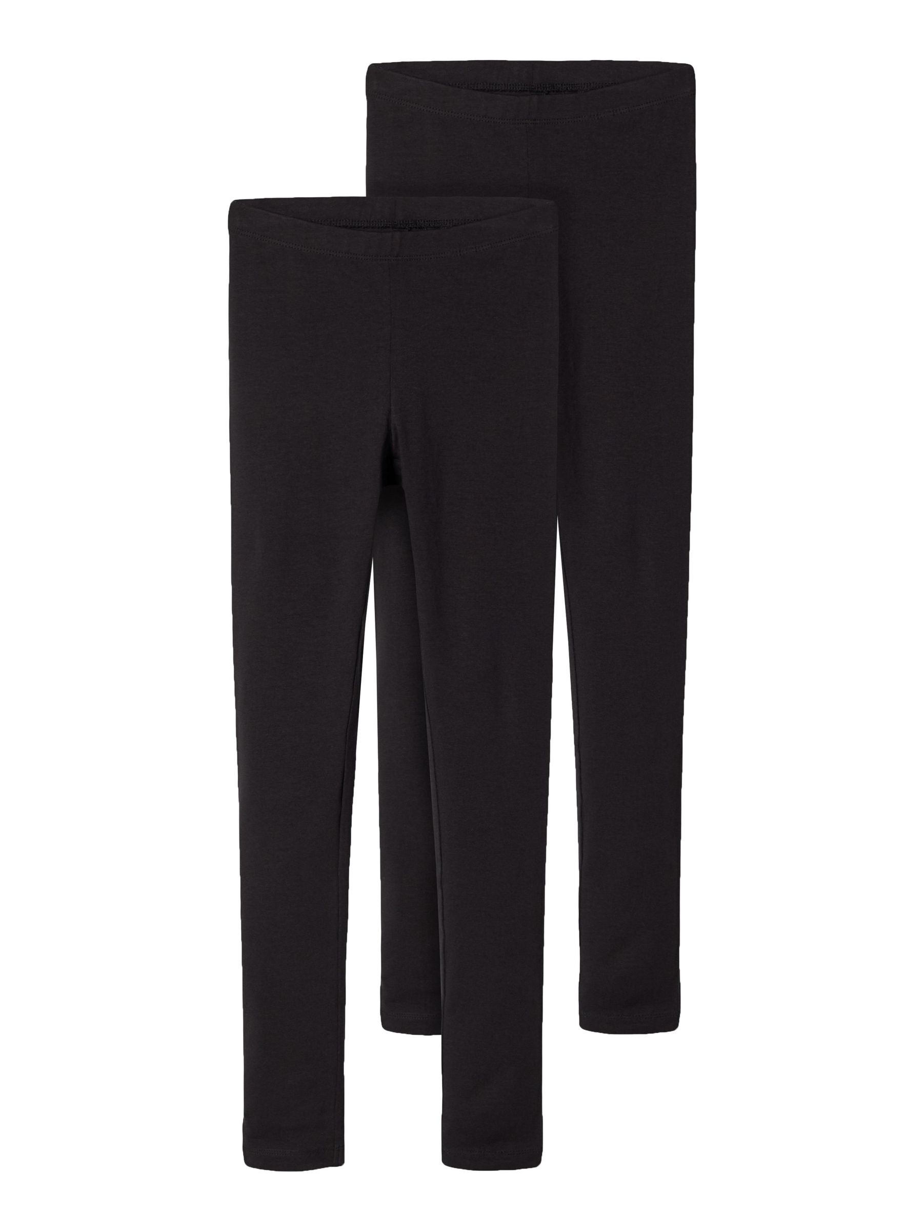 2-PACK BASIC LEGGINGS (Black) from name 