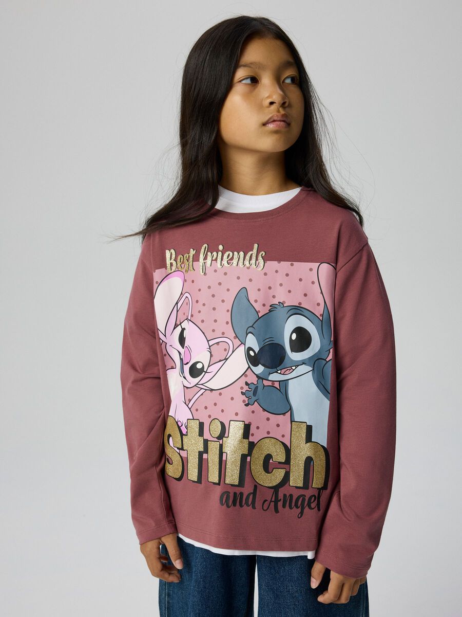 Product carousel image 1 STITCH LONG SLEEVED TOP, Wild Ginger