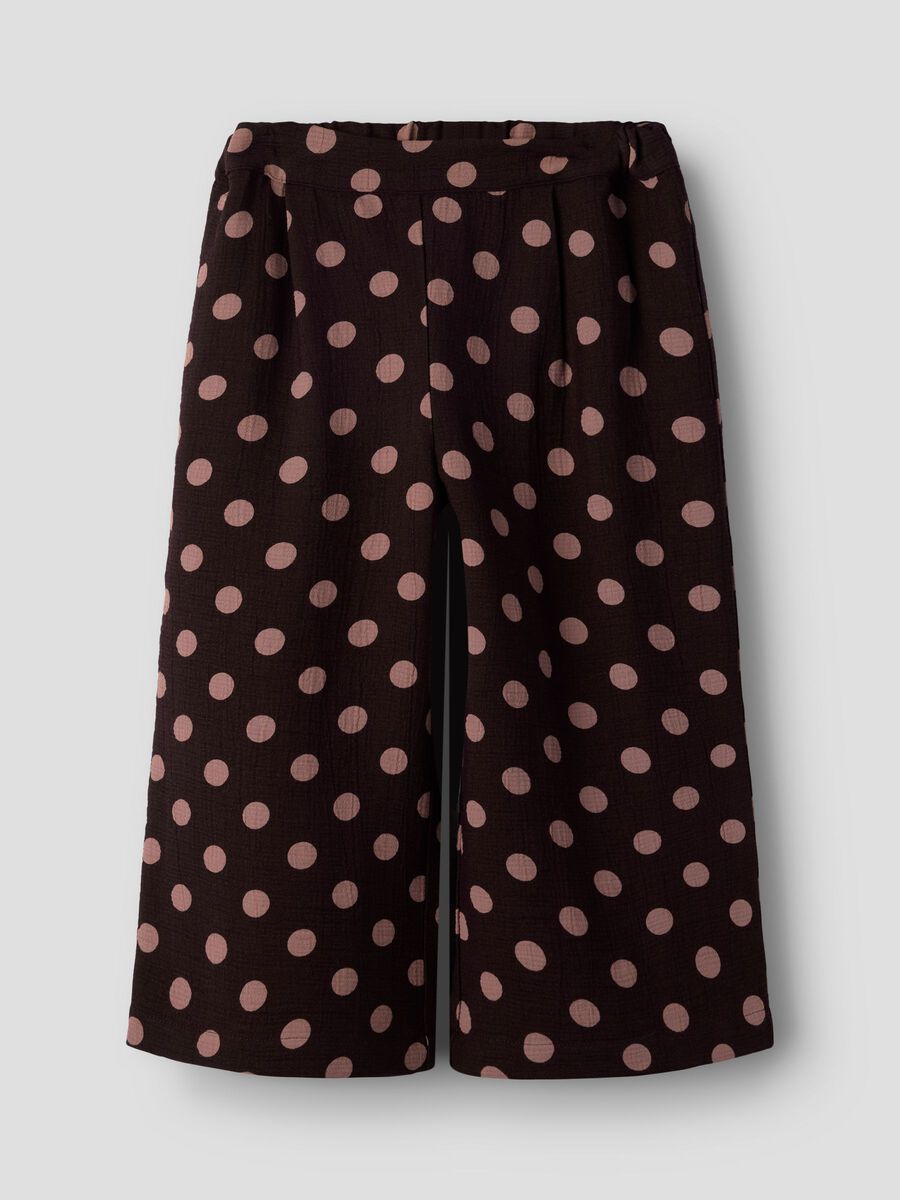 Product carousel image 1 LOOSE FIT TROUSERS, Chocolate Plum