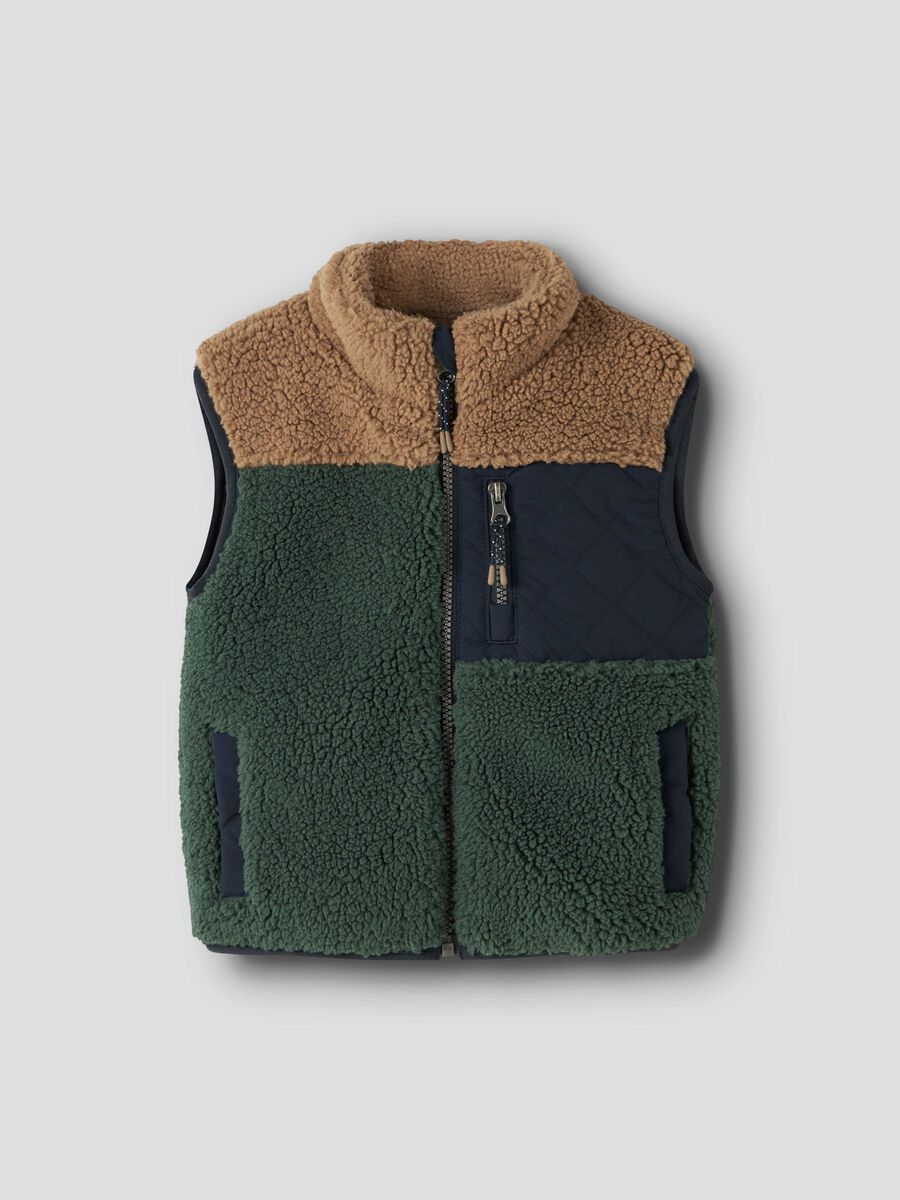 Product carousel image 2 TEDDY GILET, Jungle Green