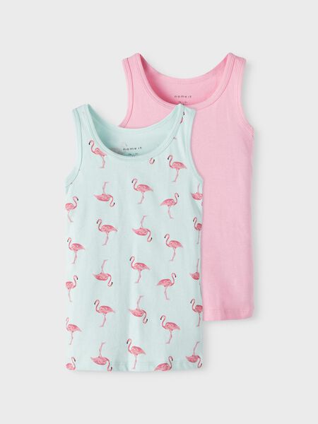 Name it 2-PACK FLAMINGO TANK TOP, Glacier, highres - 13202698_Glacier_003.jpg