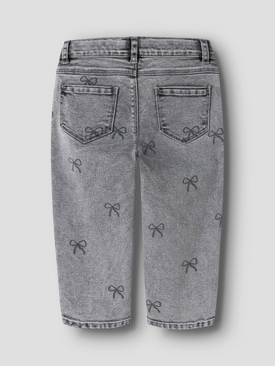 Product carousel image - MOM FIT JEANS, Light Grey Denim | 2