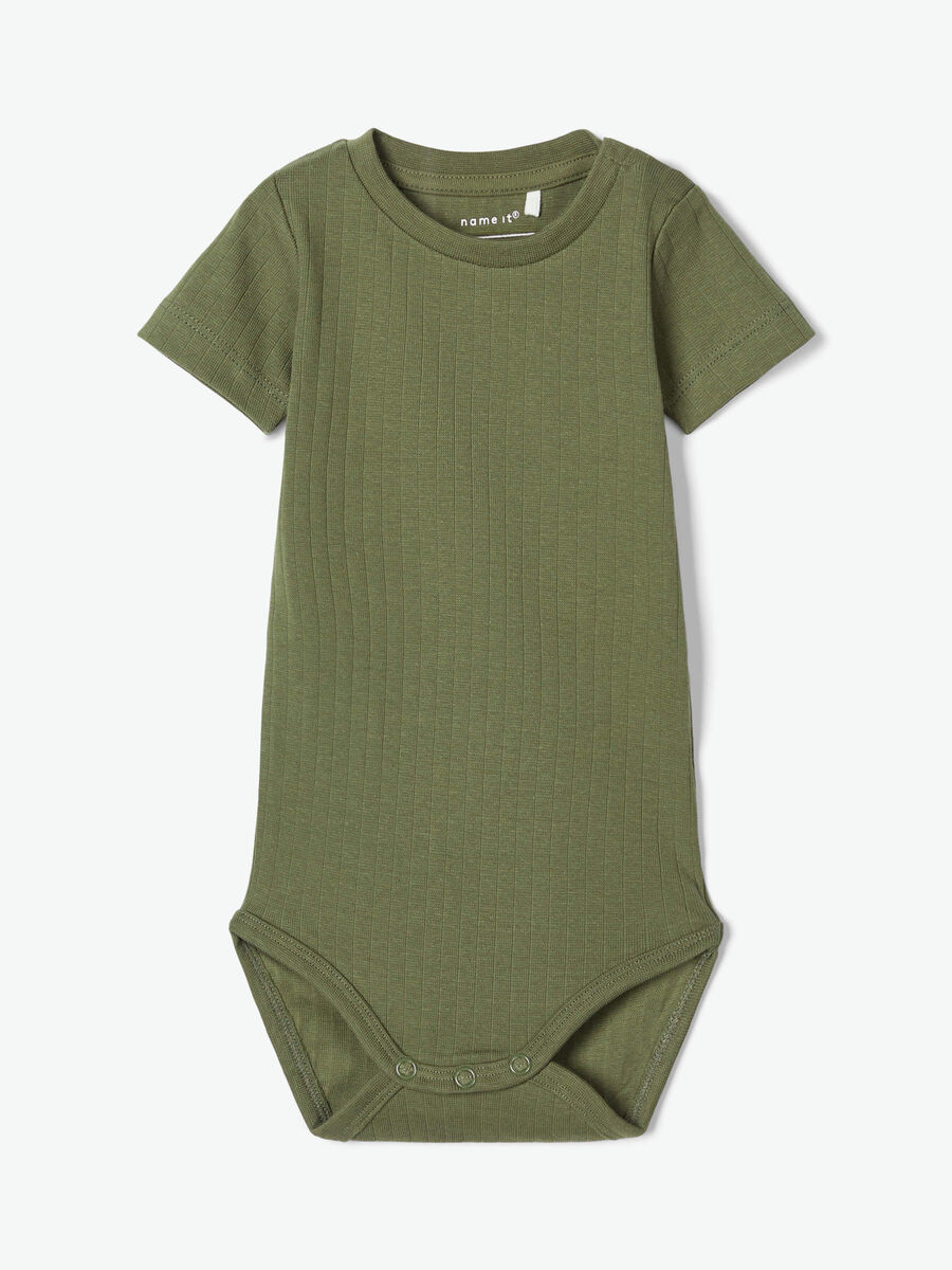 Name it SHORT-SLEEVED RIB ROMPER, Ivy Green, highres - 13182036_IvyGreen_003.jpg