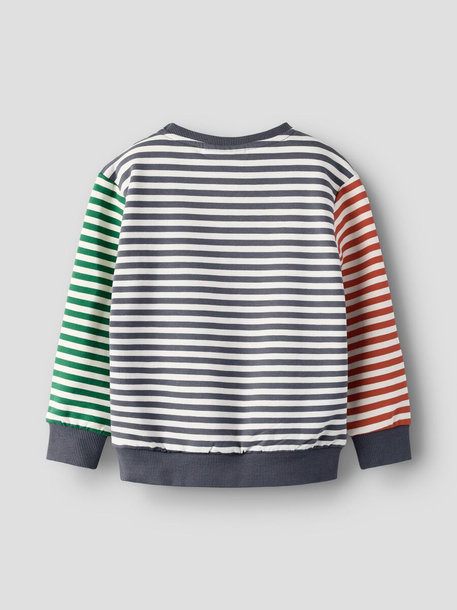 Product carousel image - ORGANIC COTTON SWEATSHIRT, Vintage Indigo | 2