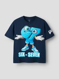 Product image thumbnail - ITALIAN BRAINROT -TEEMAINEN T-PAITA, Navy Blazer | 1
