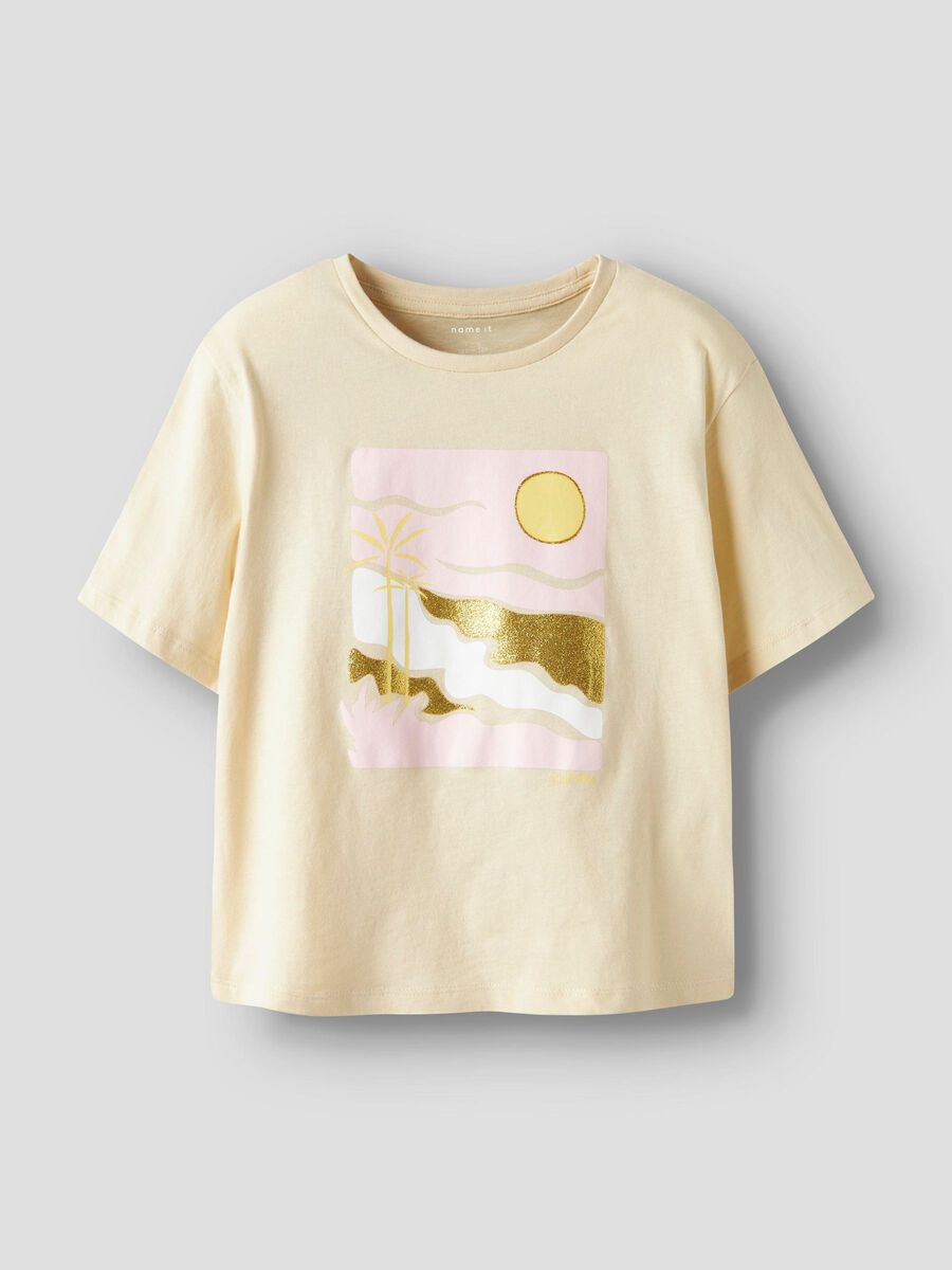name it NORMAL PASSFORM T-SHIRT, Bleached Sand, highres - 13243478_BleachedSand_003.jpg