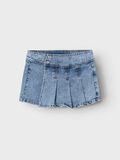 Product image thumbnail - JEANS SKORT, Light Blue Denim | 1