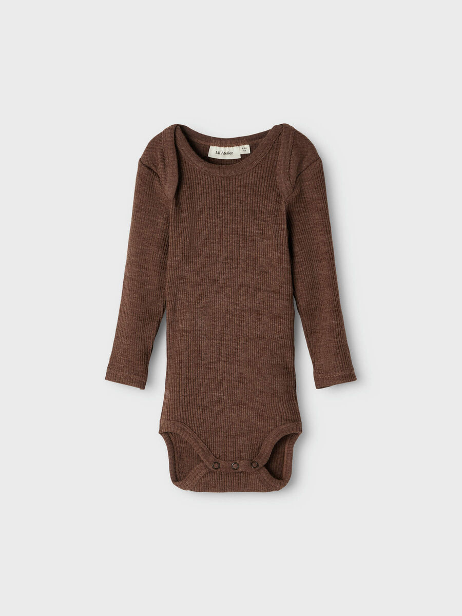 Name it MERINO WOOL ROMPER, Chestnut, highres - 13196779_Chestnut_003.jpg