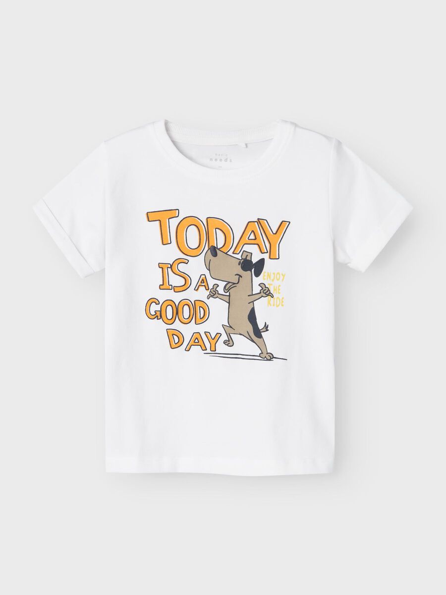 name it REGULAR FIT T-SHIRT, Bright White, highres - 13227488_BrightWhite_1104442_003.jpg