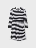 Name it STRIPED LONG SLEEVED DRESS, Black, highres - 13195087_Black_003.jpg