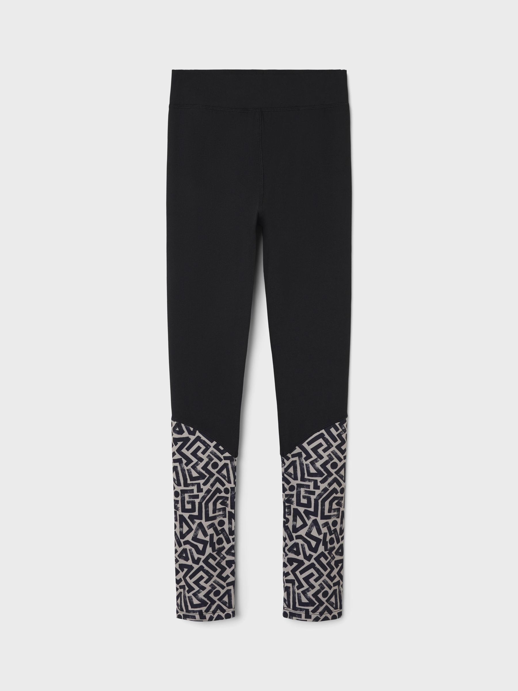 PRINT LEGGING Meisjes Zwart NAME IT Nederland