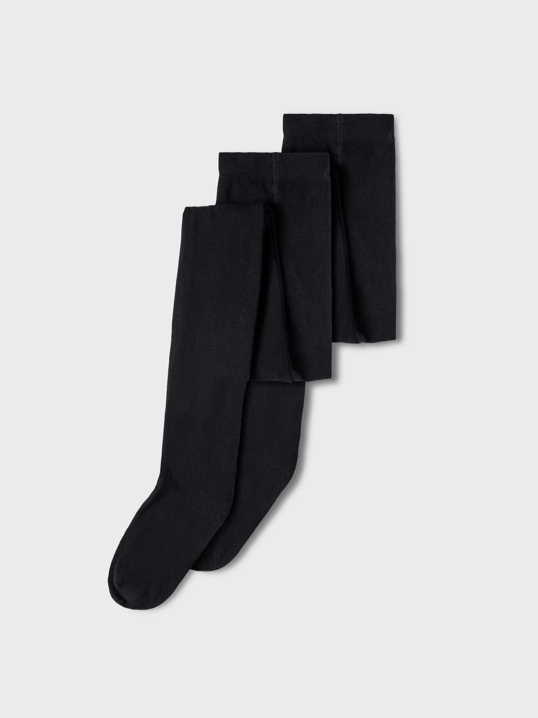 Girls black cotton deals tights