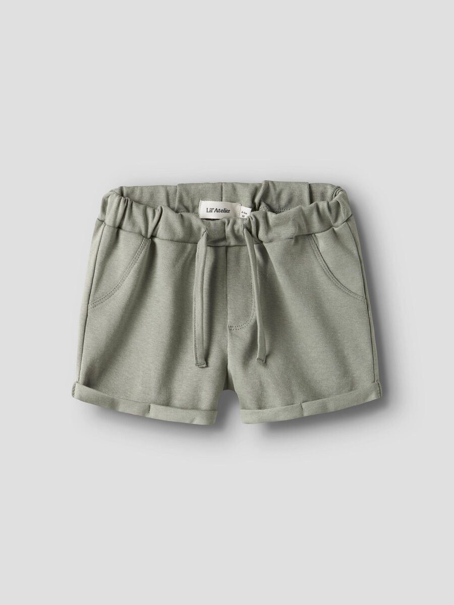 name it REGULAR FIT SHORTS, Seagrass, highres - 13243708_Seagrass_003.jpg