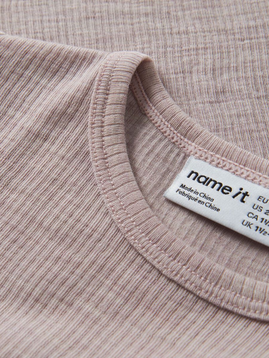 Carousel image 5 MERINO WOOL T-SHIRT, Violet Ice