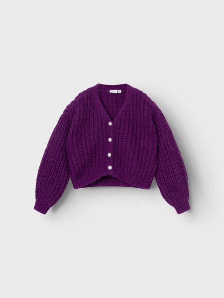 Name it CHUNKY KNITTED CARDIGAN, Grape Juice, highres - 13223097_GrapeJuice_003.jpg