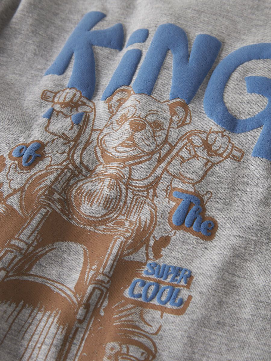 Carousel image - REGULAR FIT T-SHIRT, Grey Melange | 3